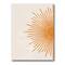 Designart - Orange Sun Print I - Modern Canvas Wall Art Print